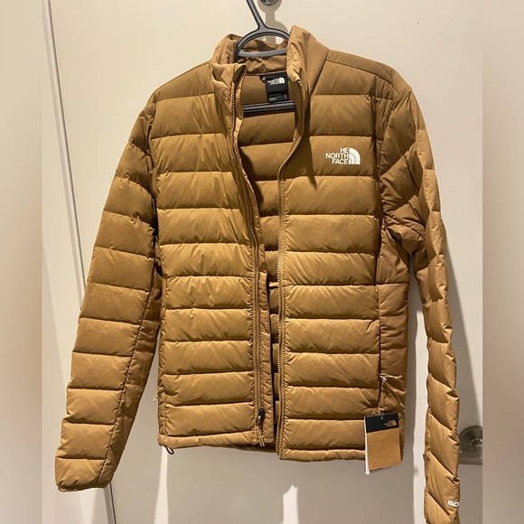 North Face Belleview Stretch Down Utility Brown Jacket - Picture 1 of 13